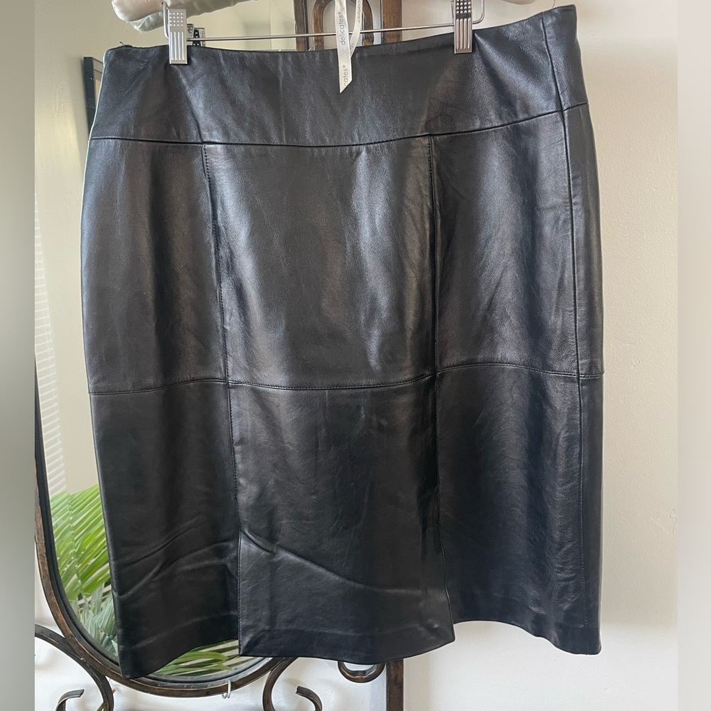 Women’s leather skirt